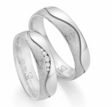 Duurzame witgouden trouwringen Duurzame witgouden trouwringen