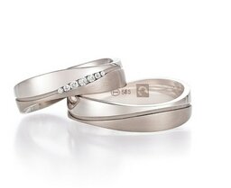 Duurzame witgouden trouwringen Duurzame witgouden trouwringen