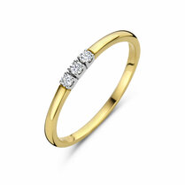 memoire ring trilogie diamant 0.09ct h si memoire ring trilogie diamant 0.09ct h si