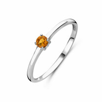 ring met geboortesteen november citrien