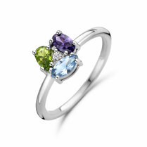 ring zirkonia en synth. edelstenen