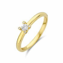 ring diamant 0.11ct h si