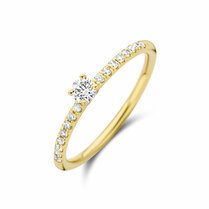 aanzoeksring diamant 0.30ct h si