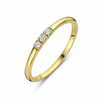 memoire ring trilogie diamant 0.09ct h si