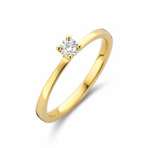 ring diamant 0.15ct h si