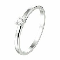 ring diamant 0.10ct h si