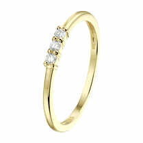 ring diamant 0.09ct h si