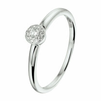 ring diamant 0.09ct h si