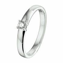 ring diamant 0.10ct h si