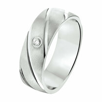 ring a209 - 6,5 mm - met cz
