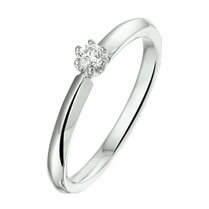 ring diamant 0.10ct h si