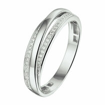 ring diamant 0.11ct h si