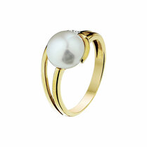 ring parel en diamant 0.015ct h si