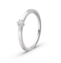 Verlovingsring  solitaire 0,100 ct Verlovingsring  solitaire 0,100 ct