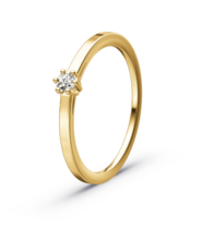 Verlovingsring  solitaire 0,100 ct Verlovingsring  solitaire 0,100 ct