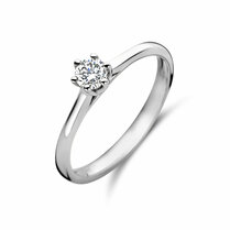 aanzoeksring diamant 0.20ct h si