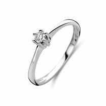 aanzoeksring diamant 0.10ct h si