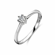 aanzoeksring diamant 0.15ct h si
