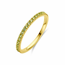 ring met geboortesteen peridoot augustus