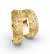 Klassieke Ringen Geelgoud Criss-cross Klassieke Ringen Geelgoud Criss-cross