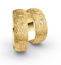 Klassieke Ringen Geelgoud Criss-cross Klassieke Ringen Geelgoud Criss-cross