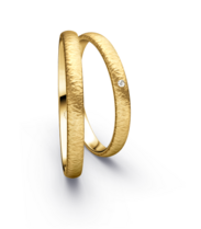 Klassieke Ringen Geelgoud Nadelmatt Klassieke Ringen Geelgoud Nadelmatt