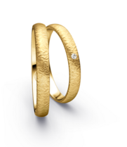 Klassieke Ringen Geelgoud Nadelmatt Klassieke Ringen Geelgoud Nadelmatt
