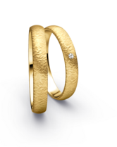 Klassieke Ringen Geelgoud Nadelmatt Klassieke Ringen Geelgoud Nadelmatt