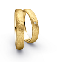 Klassieke Ringen Geelgoud Nadelmatt Klassieke Ringen Geelgoud Nadelmatt