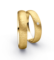 Klassieke Ringen Geelgoud Nadelmatt Klassieke Ringen Geelgoud Nadelmatt