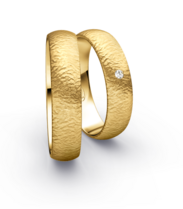 Klassieke Ringen Geelgoud Nadelmatt Klassieke Ringen Geelgoud Nadelmatt