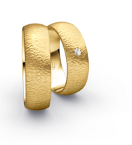 Klassieke Ringen Geelgoud Nadelmatt Klassieke Ringen Geelgoud Nadelmatt