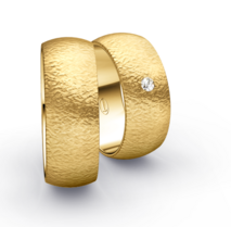 Klassieke Ringen Geelgoud Nadelmatt Klassieke Ringen Geelgoud Nadelmatt
