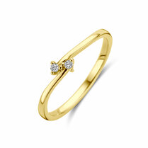 ring diamant 0.03ct h si