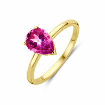 ring roze topaas