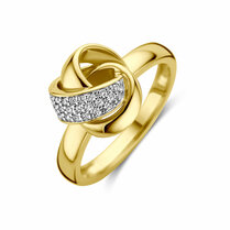 ring knoop diamant 0.11ct h si