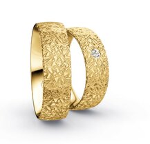 Klassieke Ringen Geelgoud Criss-cross Klassieke Ringen Geelgoud Criss-cross