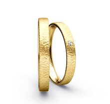 Klassieke Ringen Geelgoud Nadelmatt Klassieke Ringen Geelgoud Nadelmatt