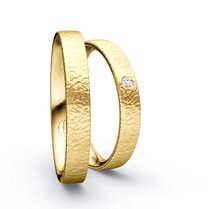 Klassieke Ringen Geelgoud Nadelmatt Klassieke Ringen Geelgoud Nadelmatt