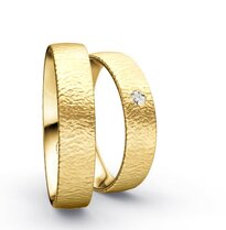 Klassieke Ringen Geelgoud Nadelmatt Klassieke Ringen Geelgoud Nadelmatt