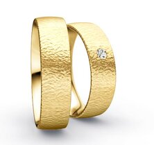 Klassieke Ringen Geelgoud Nadelmatt Klassieke Ringen Geelgoud Nadelmatt