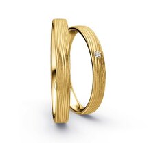 Klassieke Ringen Geelgoud Nadelmatt Klassieke Ringen Geelgoud Nadelmatt