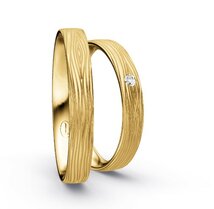 Klassieke Ringen Geelgoud Nadelmatt Klassieke Ringen Geelgoud Nadelmatt