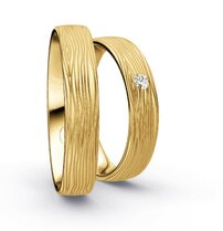 Klassieke Ringen Geelgoud Nadelmatt Klassieke Ringen Geelgoud Nadelmatt