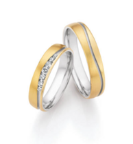 geel-wit gouden Trouwringen