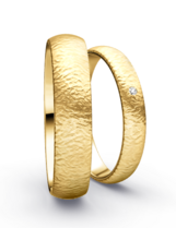 Smalle geelgouden ring