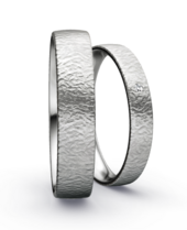 Smalle platina ringen