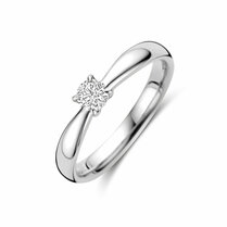 aanzoeksring diamant 0.25ct h si