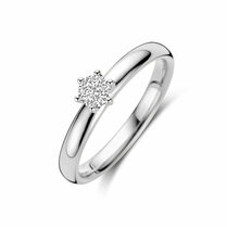 aanzoeksring diamant 0.25ct h si