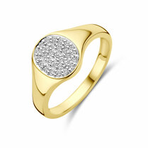 ring diamant gestift 0.15ct h si
